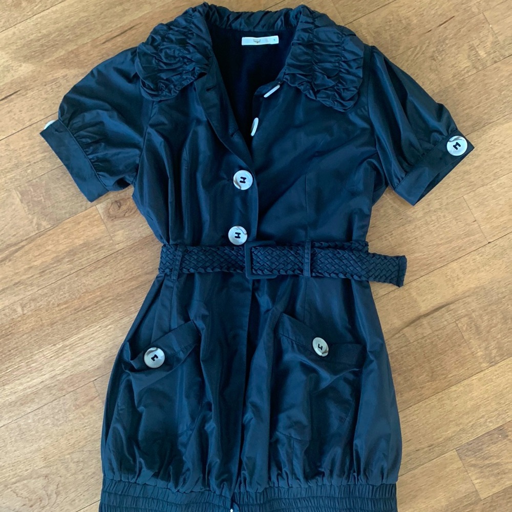 Hazel women’s size S ruffled lined jacket coat